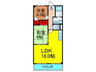 レジデンス緑ケ丘の物件間取画像